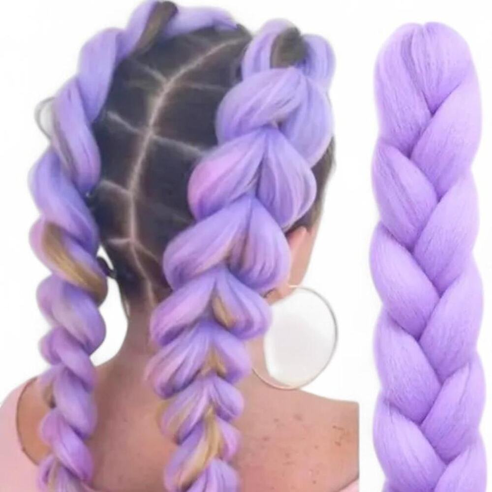 26” Lavender Purple Hair Extension Rumi Cutegoth Fairycore Costume Halloween